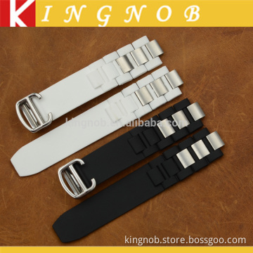 Natural Rubber Strap For Autoscaph 21 20mm/18mm Rubber Watch Band